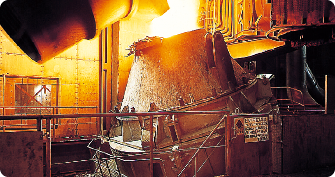 Steel-making plant: AOD furnaces