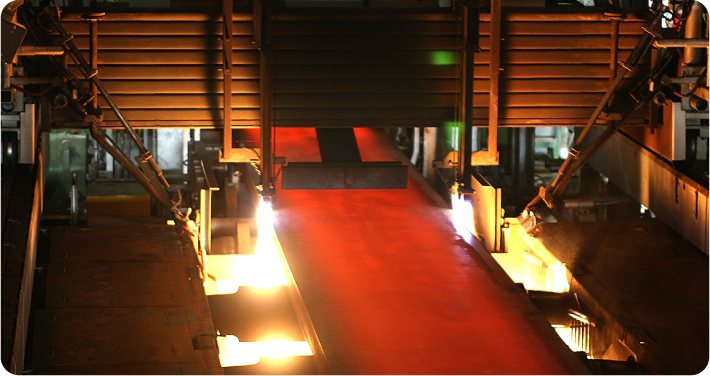 Steel-making plant:No.2 continuous casting machine